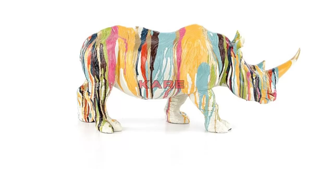 KARE Design Deko & Geschenkartikel | Deko Figur Rhino Colore 26Cm