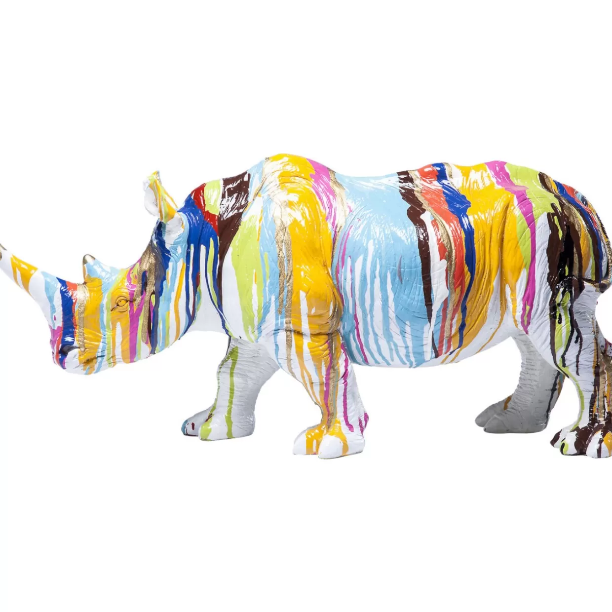 KARE Design Deko & Geschenkartikel | Deko Figur Rhino Colore 26Cm