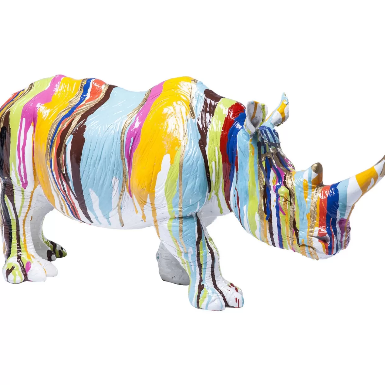 KARE Design Deko & Geschenkartikel | Deko Figur Rhino Colore 26Cm