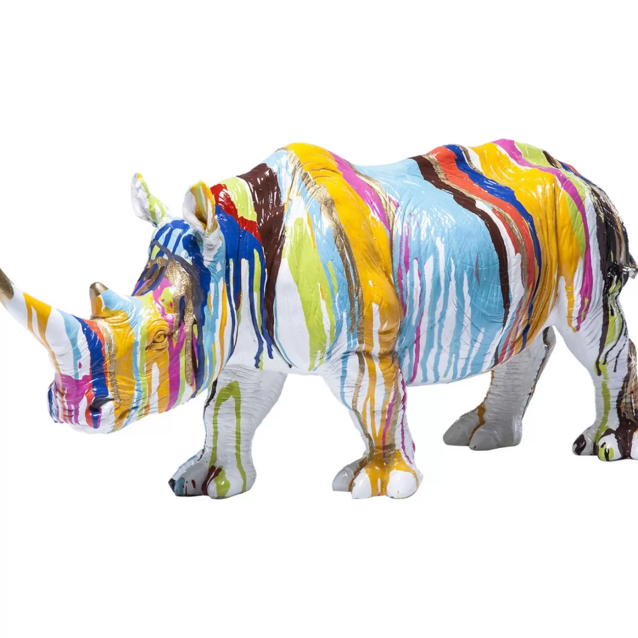 KARE Design Deko & Geschenkartikel | Deko Figur Rhino Colore 26Cm