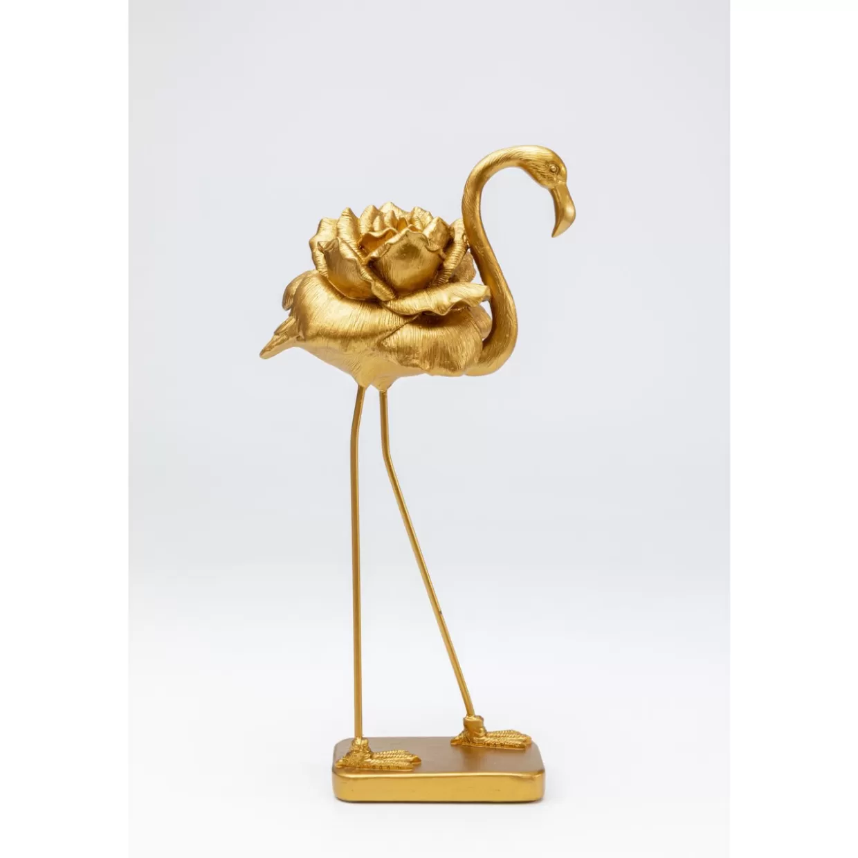 KARE Design Deko & Geschenkartikel | Deko Figur Rose Flamingo Gold 42Cm