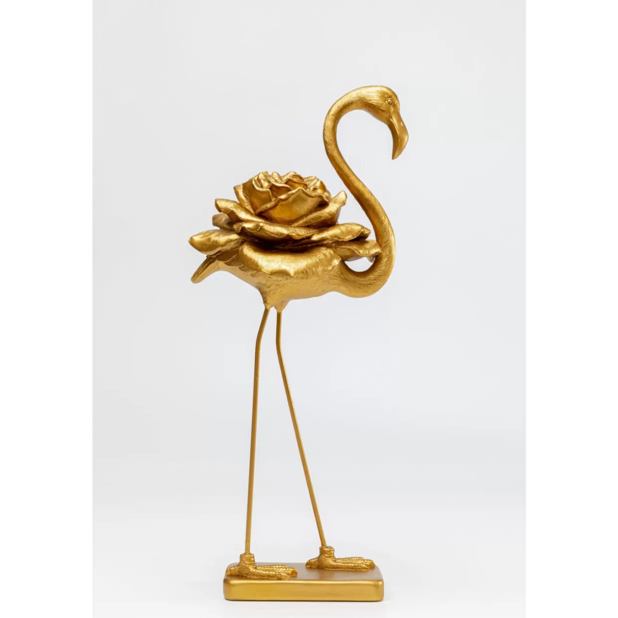 KARE Design Deko & Geschenkartikel | Deko Figur Rose Flamingo Gold 63Cm