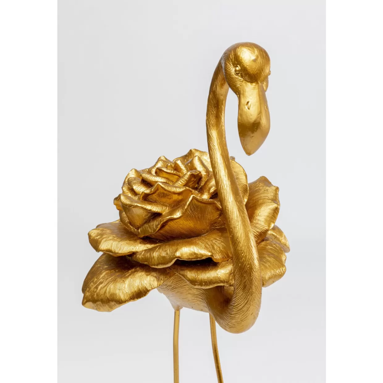 KARE Design Deko & Geschenkartikel | Deko Figur Rose Flamingo Gold 63Cm