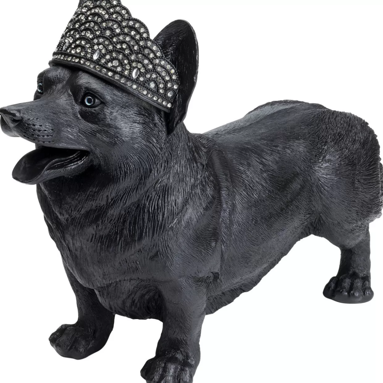 KARE Design Deko & Geschenkartikel | Deko Figur Royal Standing Corgi Schwarz
