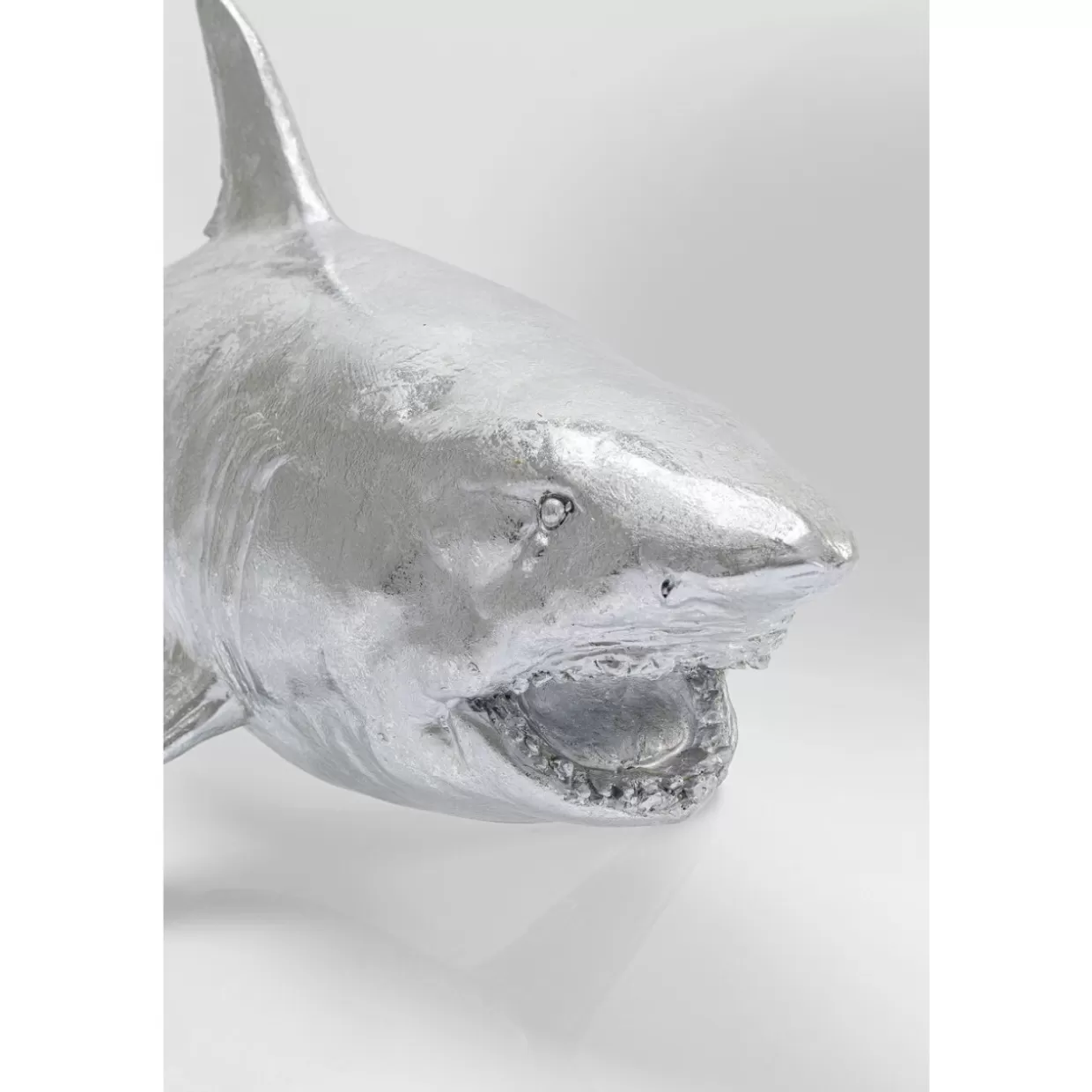 KARE Design Deko & Geschenkartikel | Deko Figur Shark Henry Silber 106Cm