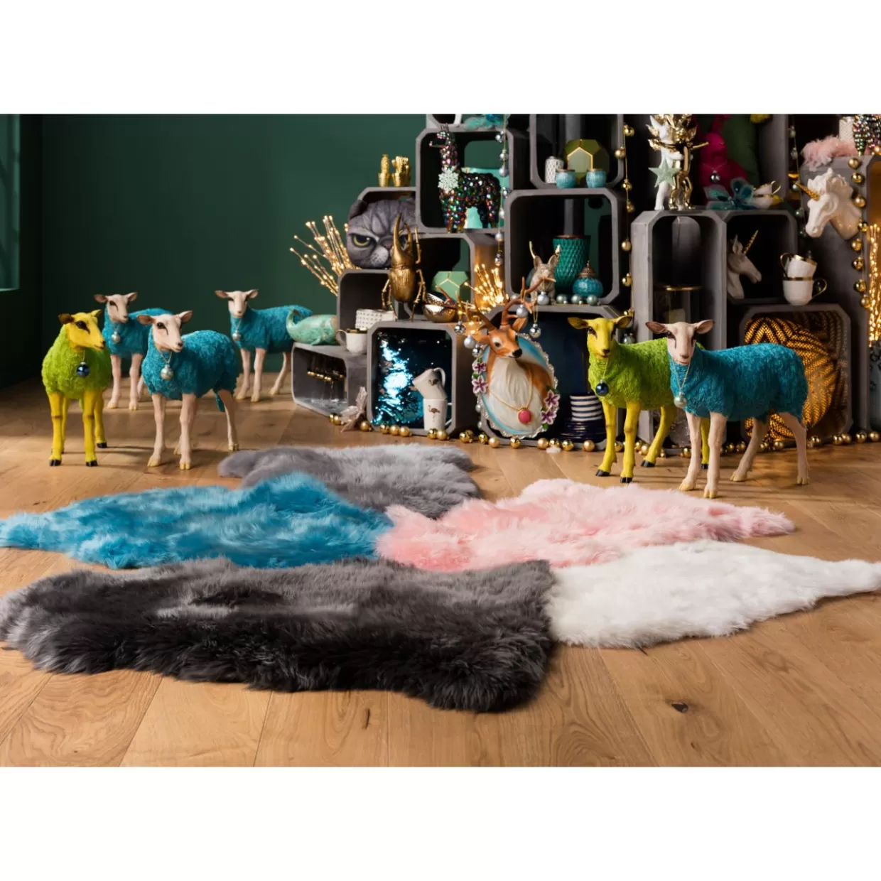KARE Design Deko & Geschenkartikel | Deko Figur Sheep Colore Green