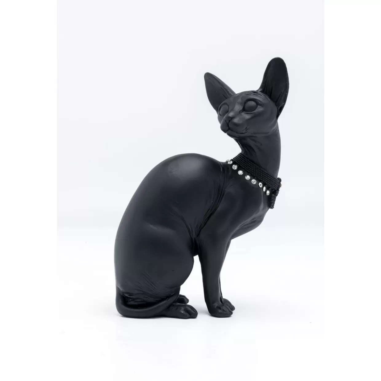 KARE Design Deko & Geschenkartikel | Deko Figur Sitting Cat Audrey Schwarz 27Cm