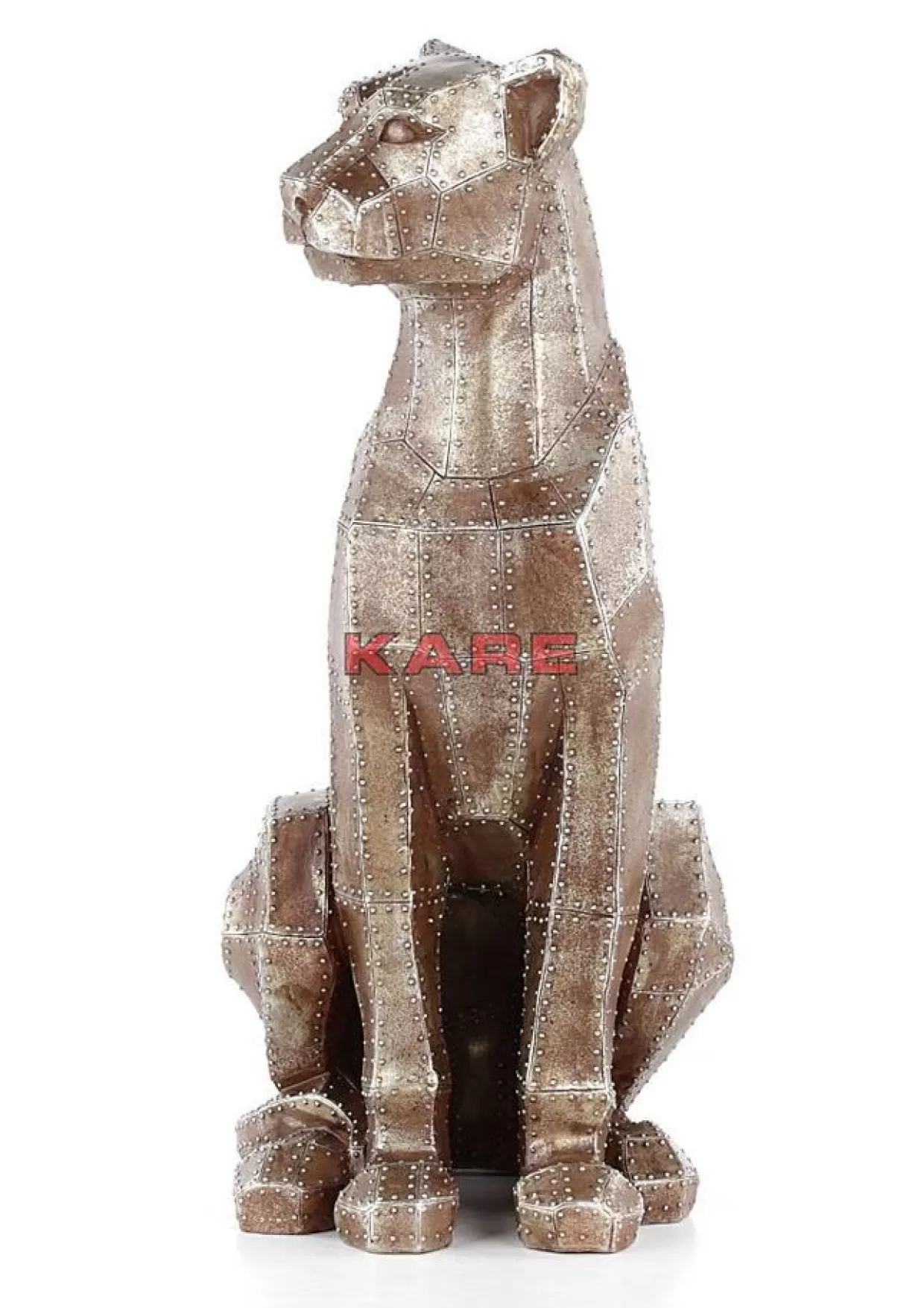 KARE Design Deko & Geschenkartikel | Deko Figur Sitting Cat Rivet Copper