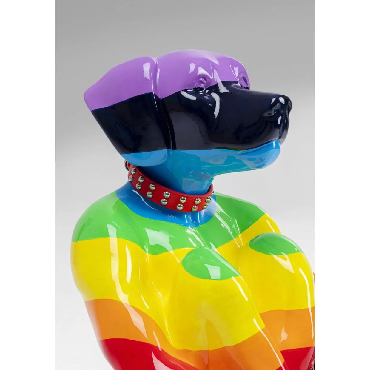 KARE Design Deko & Geschenkartikel | Deko Figur Sitting Dog Rainbow 80