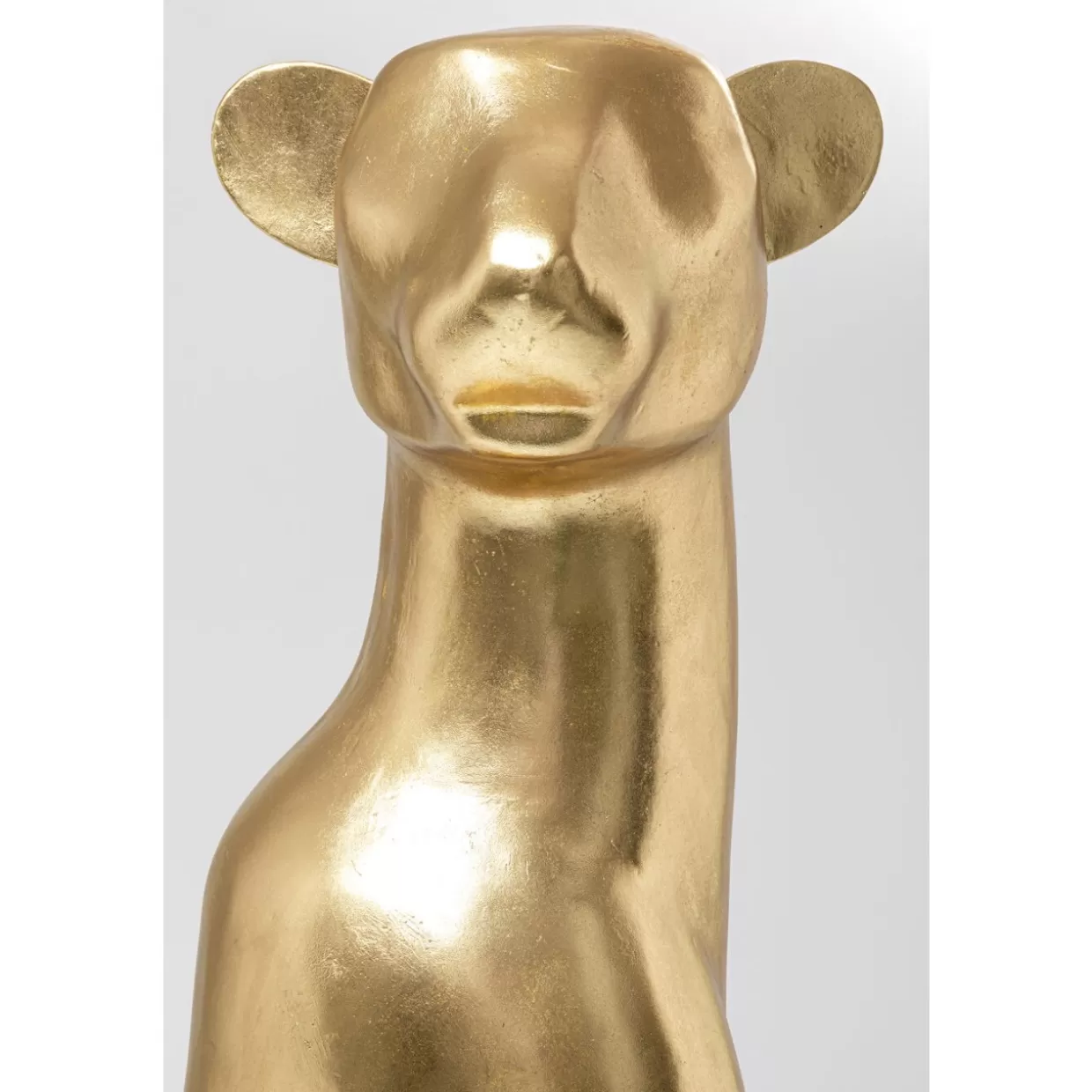 KARE Design Deko & Geschenkartikel | Deko Figur Sitting Leopard Gold 150Cm