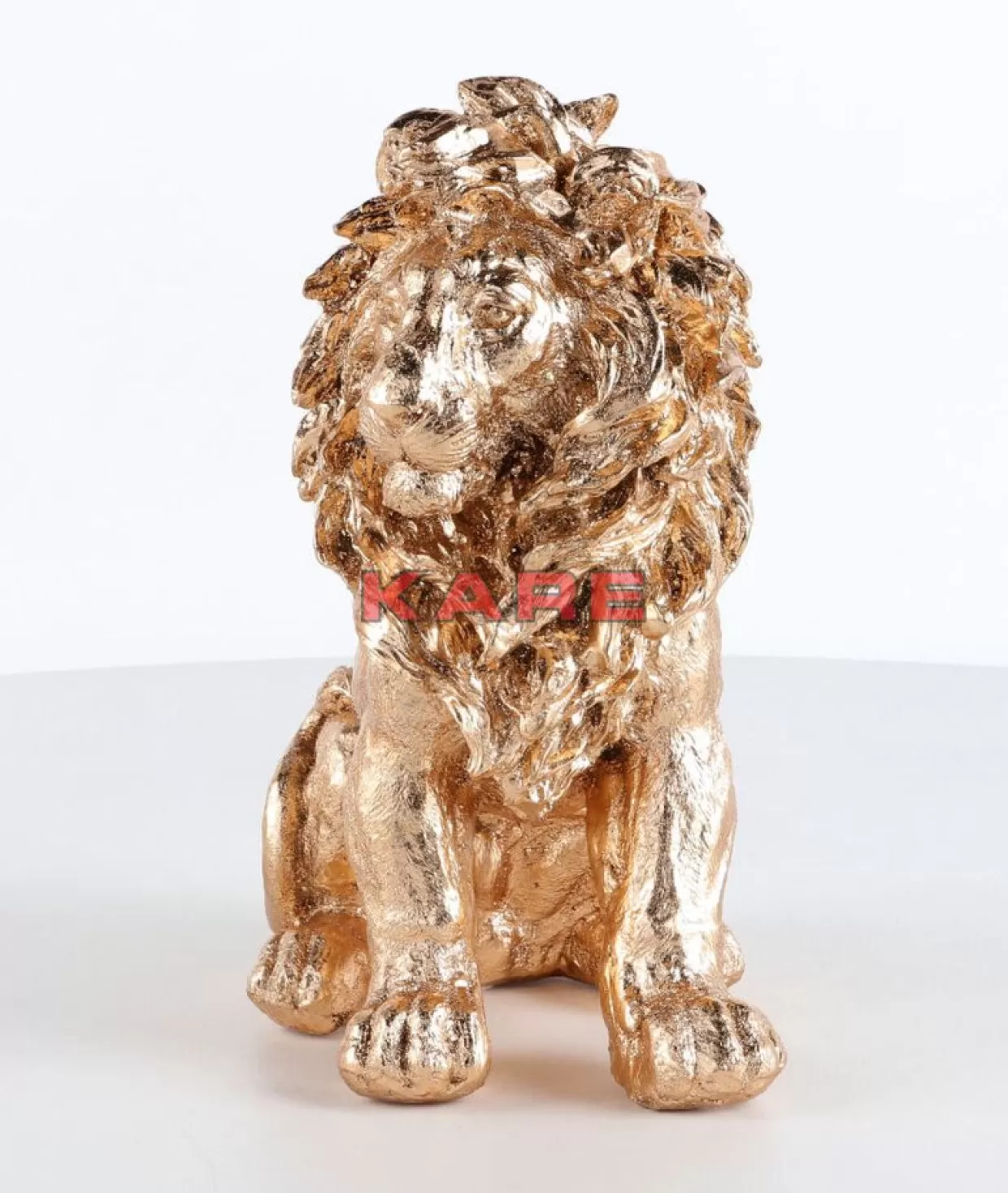 KARE Design Deko & Geschenkartikel | Deko Figur Sitting Lion Gold 42Cm