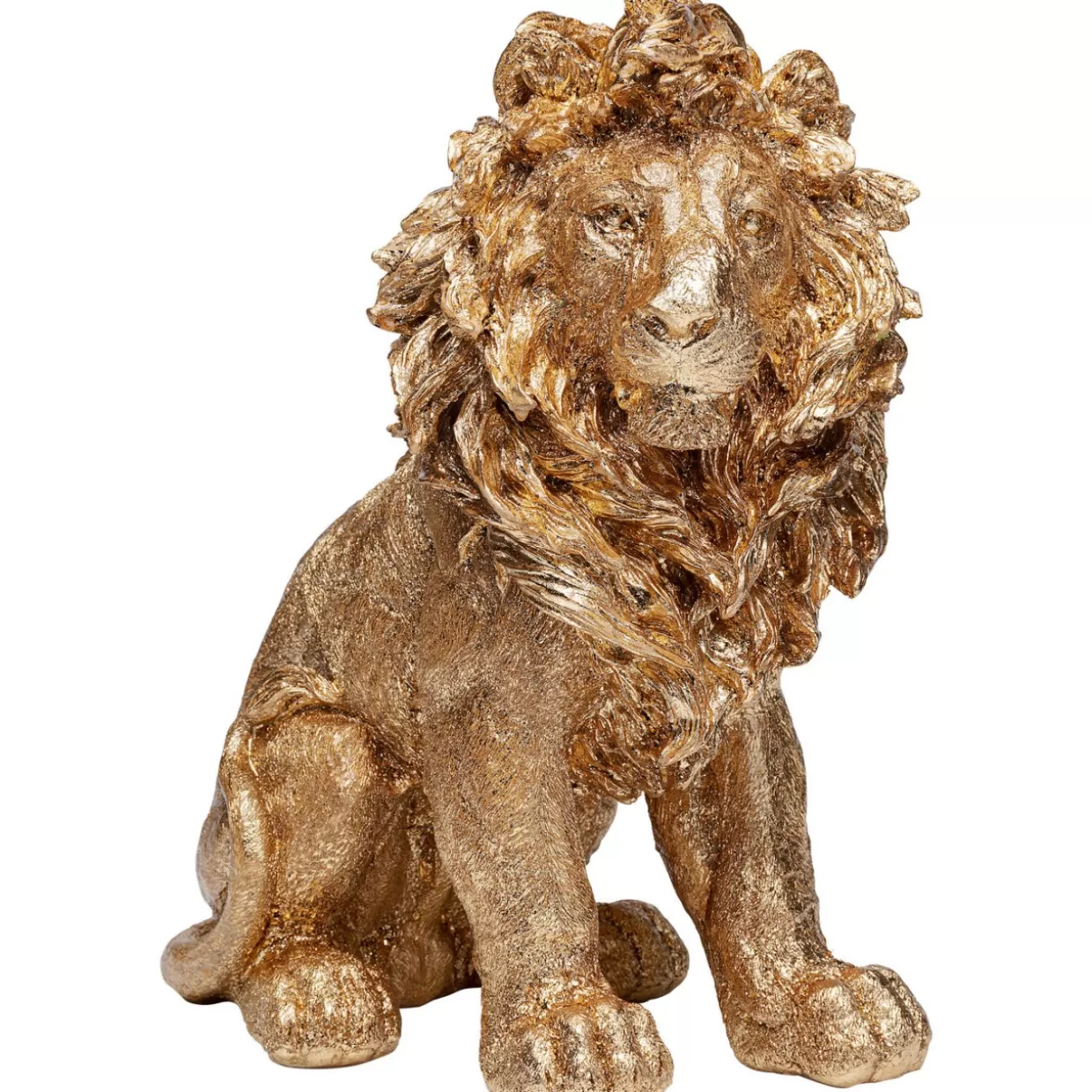KARE Design Deko & Geschenkartikel | Deko Figur Sitting Lion Gold 42Cm