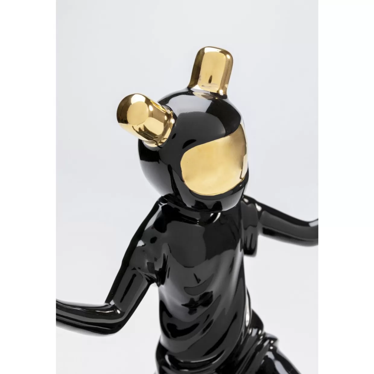 KARE Design Deko & Geschenkartikel | Deko Figur Skating Astronaut Schwarz 21Cm