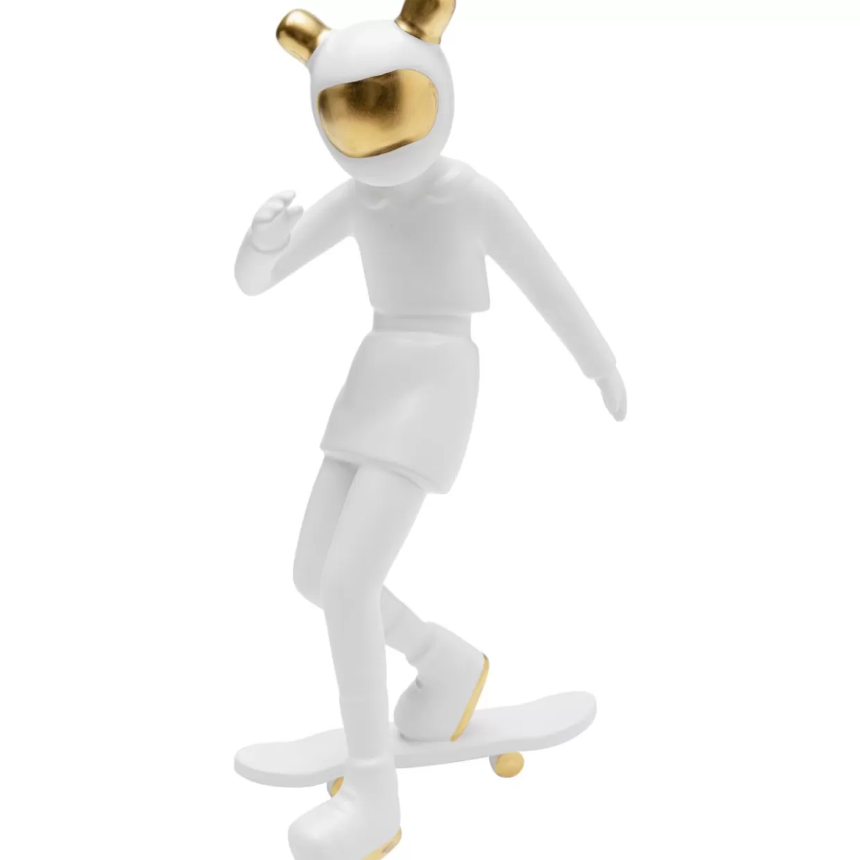 KARE Design Deko & Geschenkartikel | Deko Figur Skating Astronaut Weis 33Cm