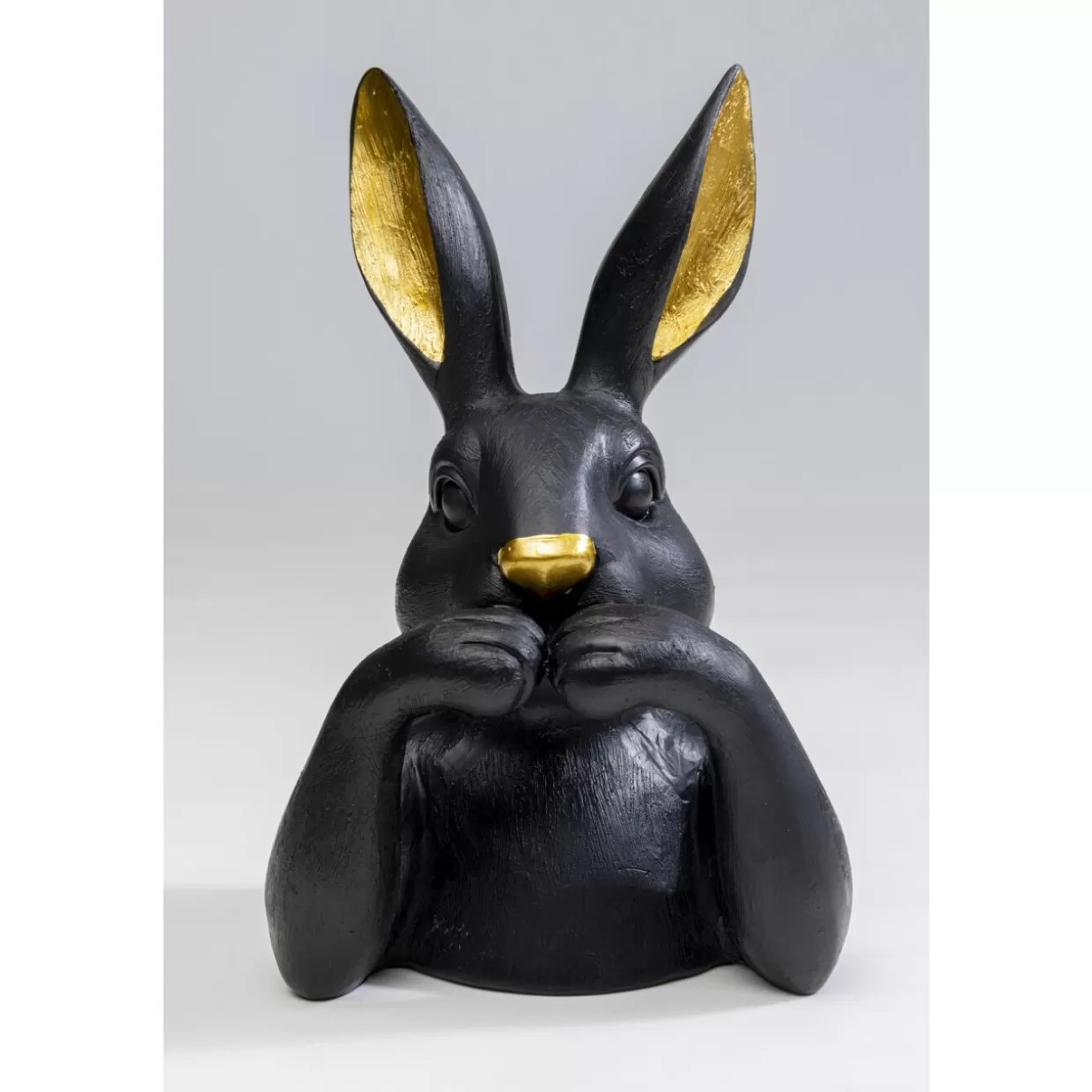 KARE Design Deko & Geschenkartikel | Deko Figur Sweet Rabbit Schwarz 23Cm