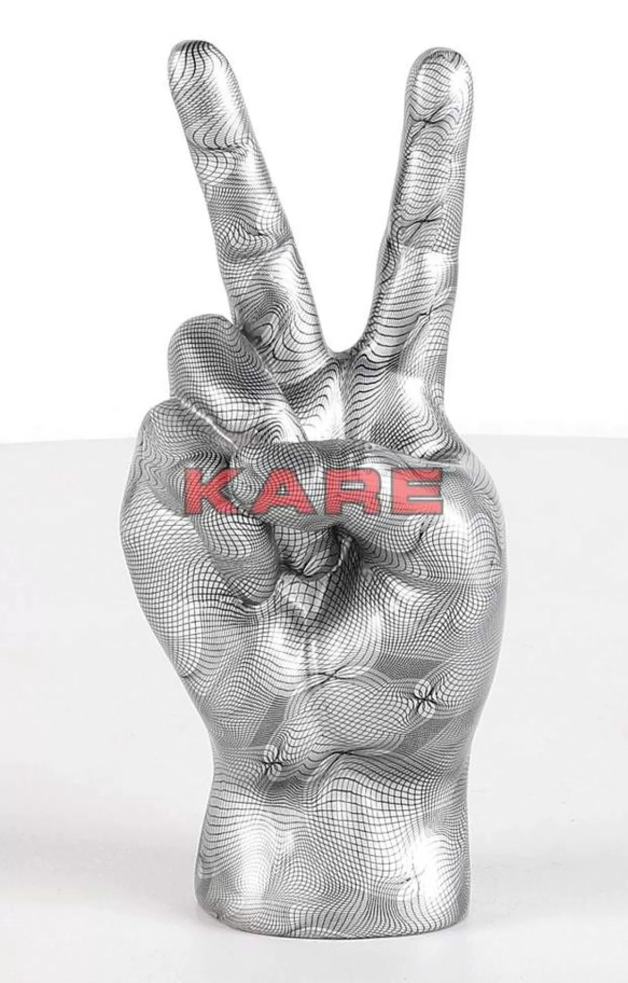 KARE Design Deko & Geschenkartikel | Deko Hand Victory Grau