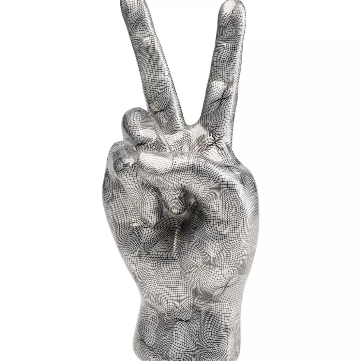 KARE Design Deko & Geschenkartikel | Deko Hand Victory Grau