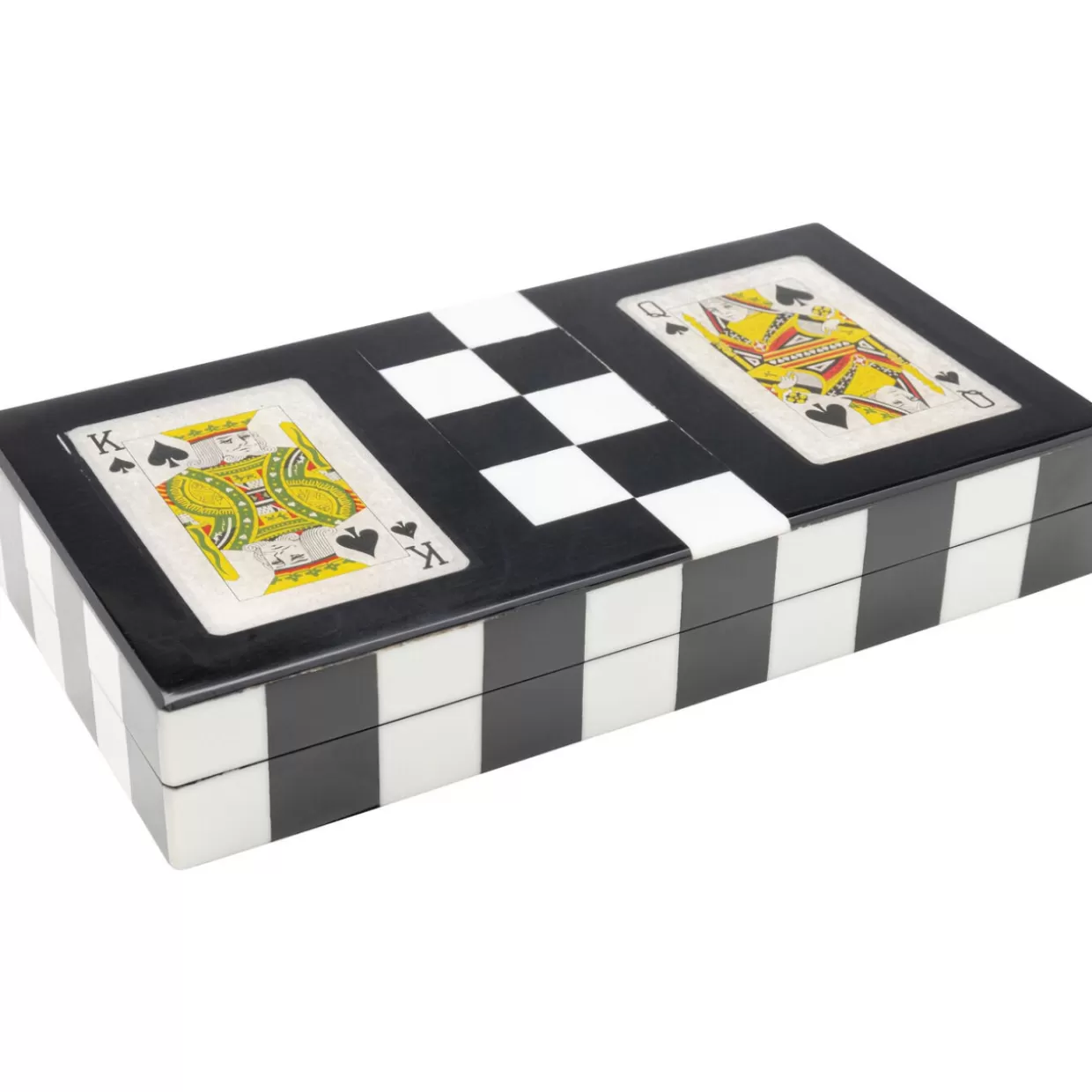 KARE Design Deko & Geschenkartikel | Deko Karten Box Gamble (4/Tlg.)