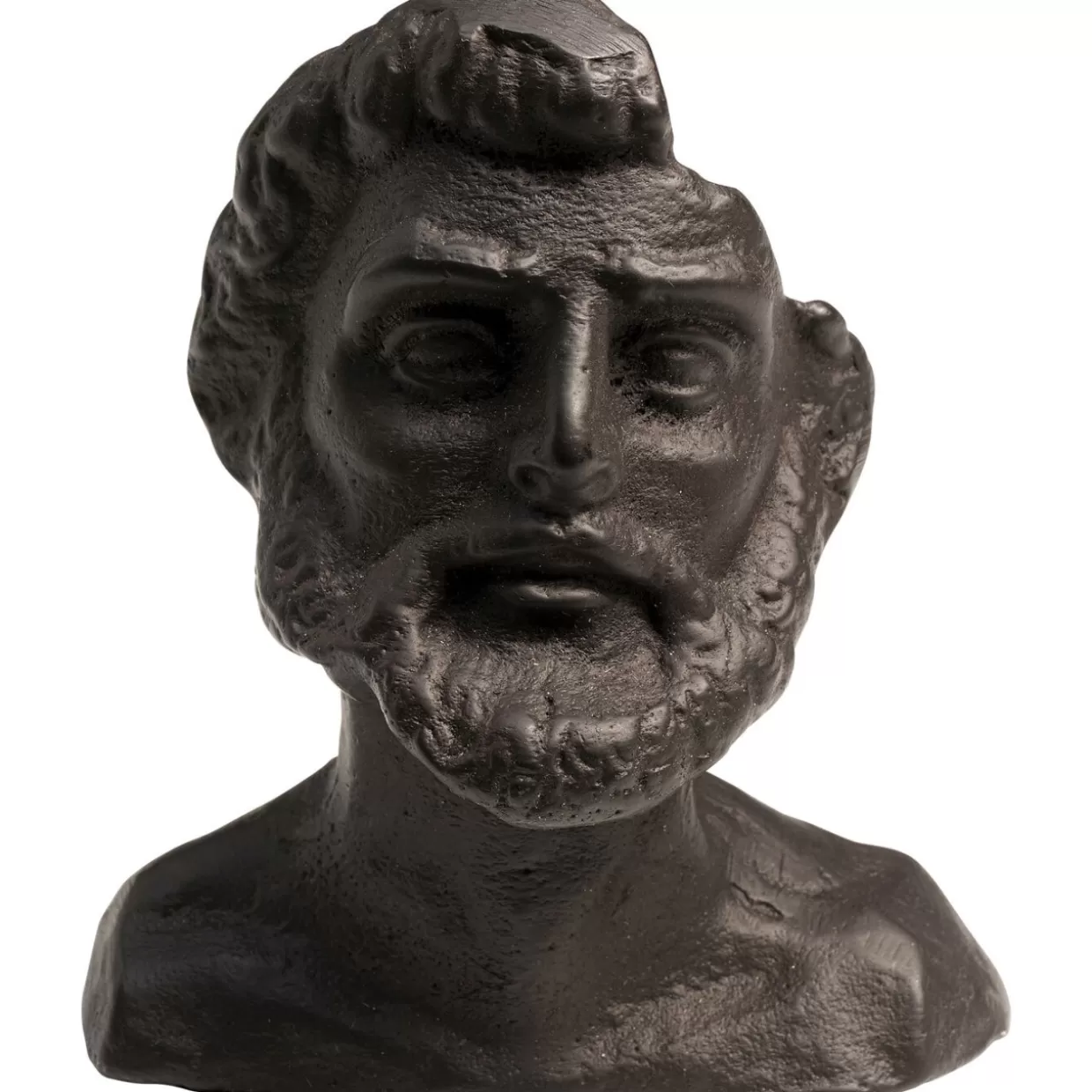 KARE Design Deko & Geschenkartikel | Deko Objekt Bearded Man Anthrazit 11Cm