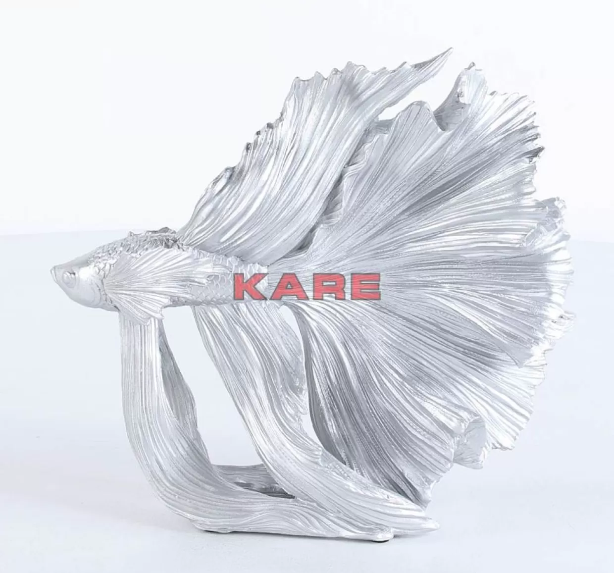 KARE Design Deko & Geschenkartikel | Deko Objekt Betta Fish Silber Klein