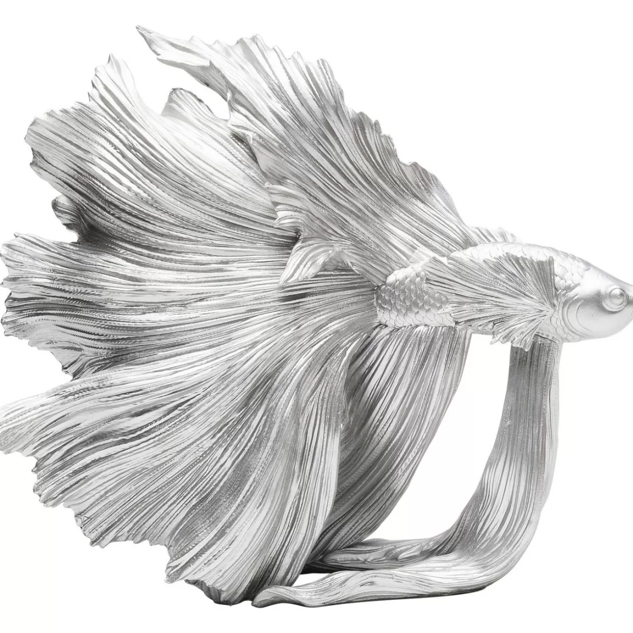 KARE Design Deko & Geschenkartikel | Deko Objekt Betta Fish Silber Klein