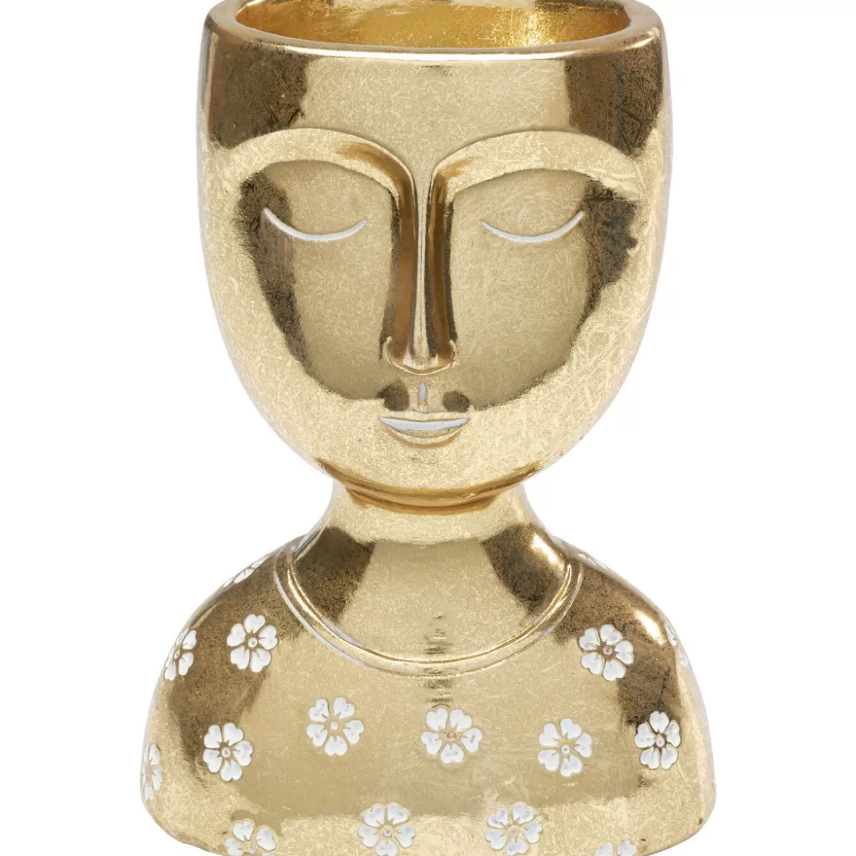 KARE Design Deko & Geschenkartikel | Deko Objekt Daisy Head Gold 19Cm
