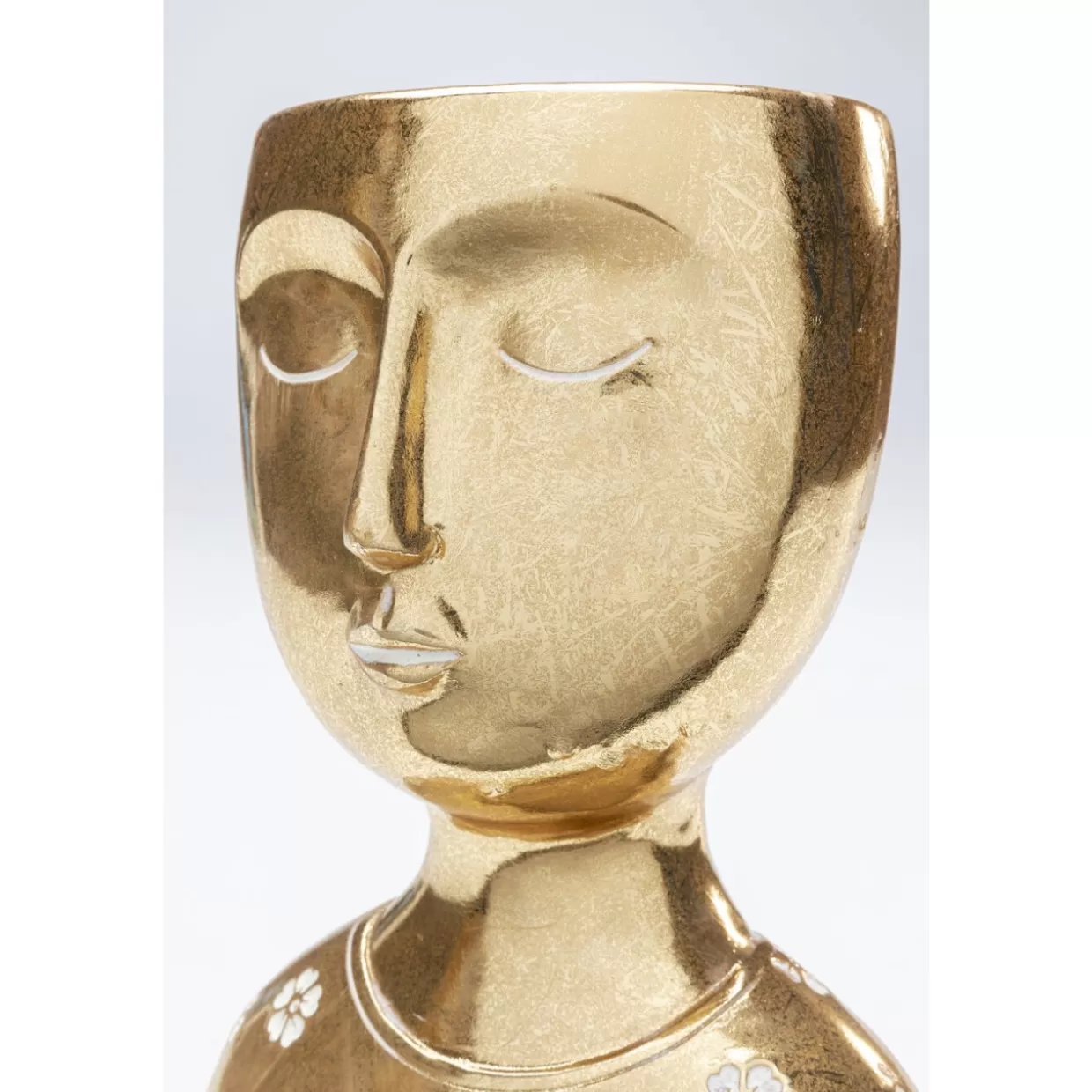 KARE Design Deko & Geschenkartikel | Deko Objekt Daisy Head Gold 19Cm