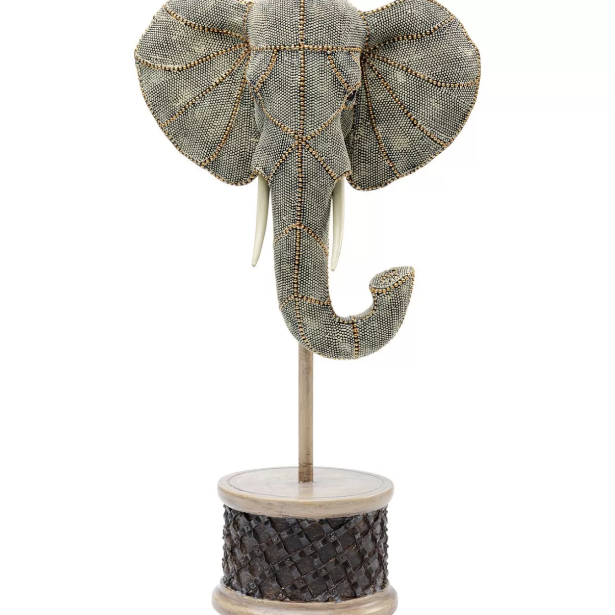 KARE Design Deko & Geschenkartikel | Deko Objekt Elephant Head Pearls 49Cm
