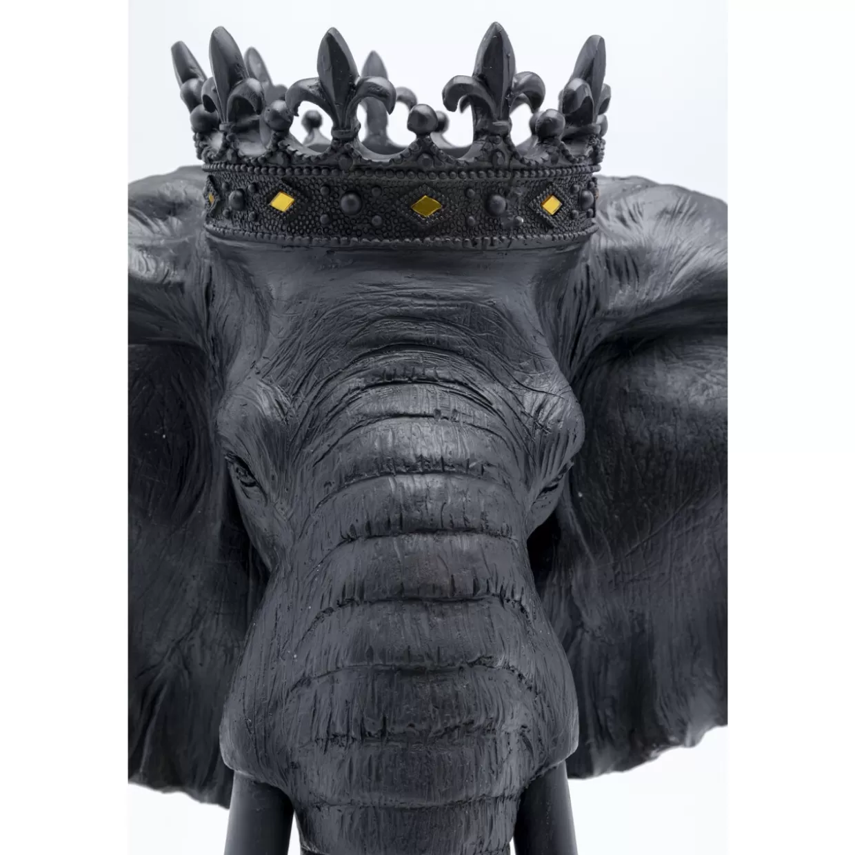 KARE Design Deko & Geschenkartikel | Deko Objekt Elephant Royal Schwarz 57Cm