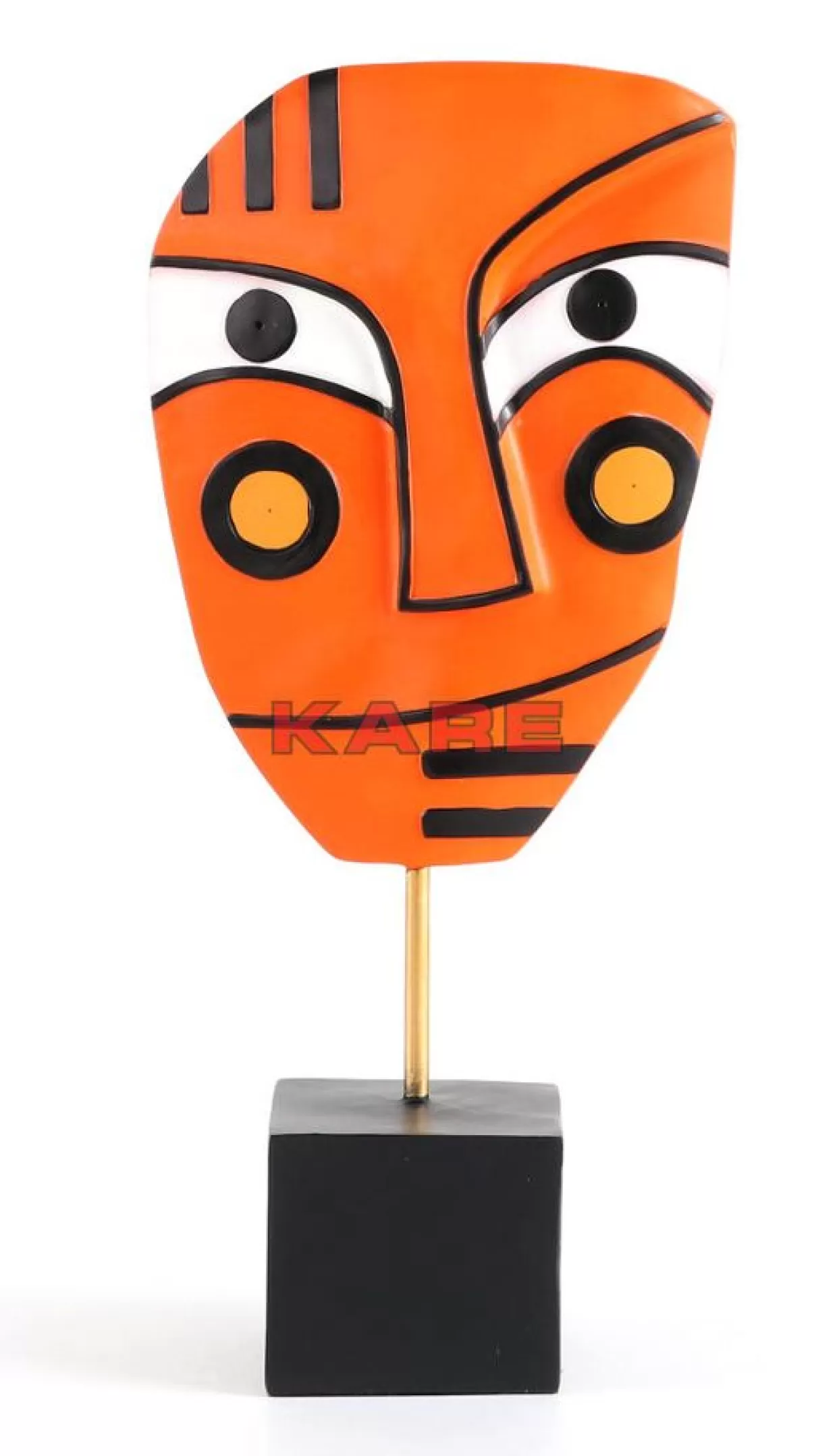 KARE Design Deko & Geschenkartikel | Deko Objekt Face Orange 50Cm