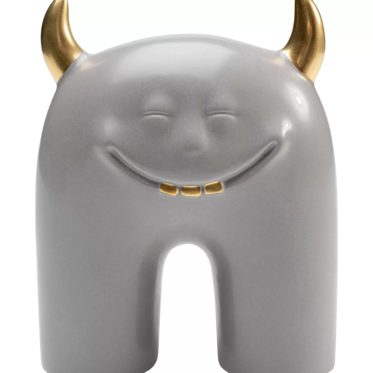 KARE Design Deko & Geschenkartikel | Deko Objekt Funny Teeth Grau 15Cm