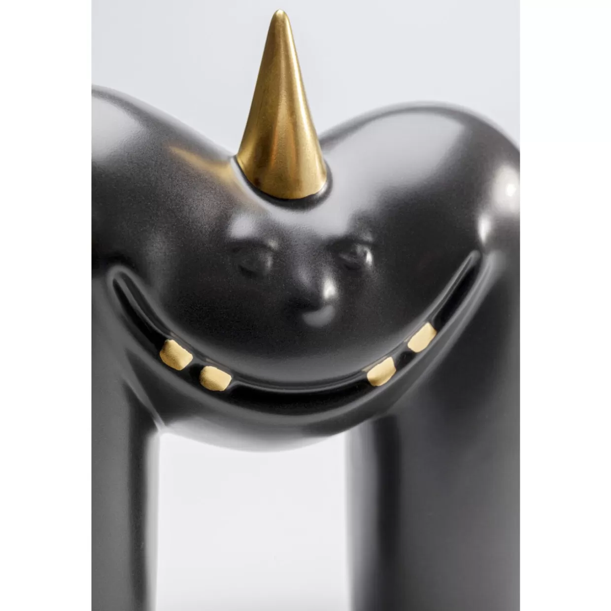 KARE Design Deko & Geschenkartikel | Deko Objekt Funny Teeth Schwarz 15Cm
