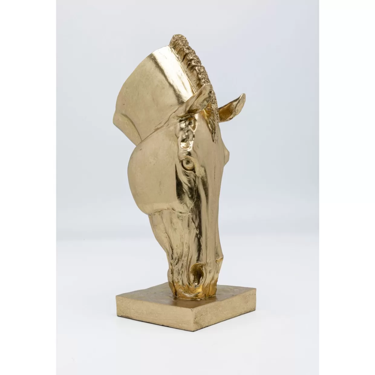 KARE Design Deko & Geschenkartikel | Deko Objekt Horse Face Gold 57Cm
