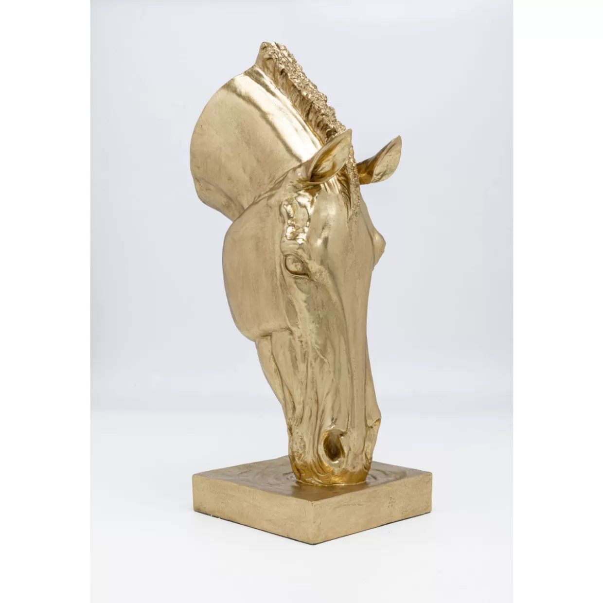 KARE Design Deko & Geschenkartikel | Deko Objekt Horse Face Gold 72Cm
