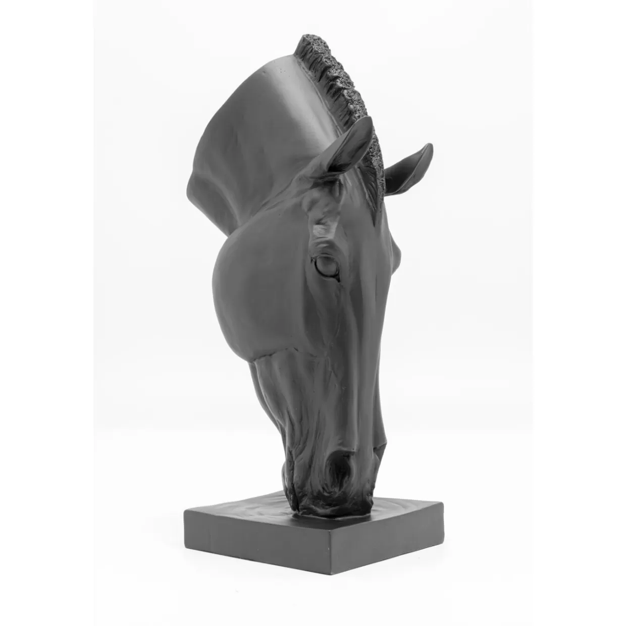 KARE Design Deko & Geschenkartikel | Deko Objekt Horse Face Schwarz 57Cm