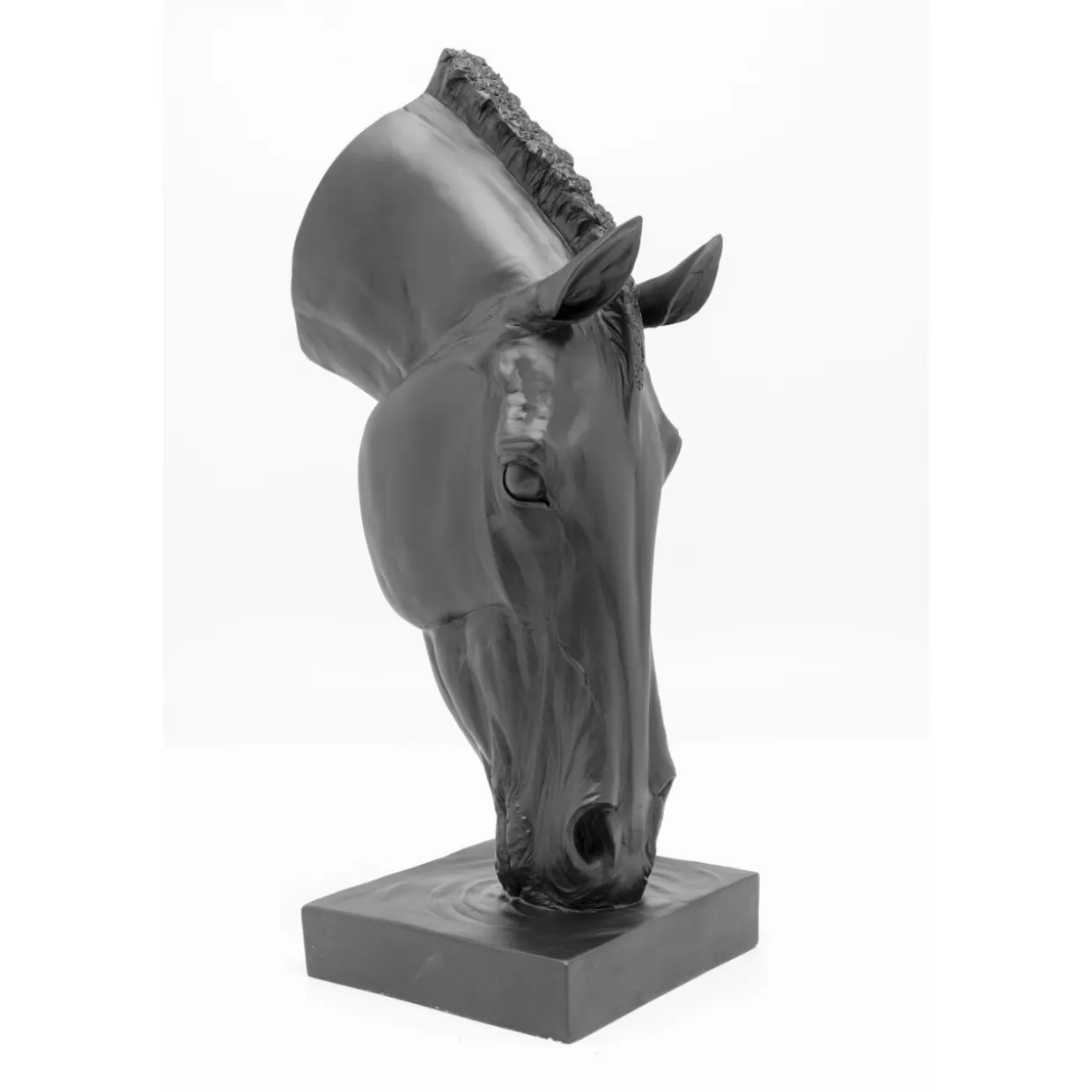 KARE Design Deko & Geschenkartikel | Deko Objekt Horse Face Schwarz 72Cm
