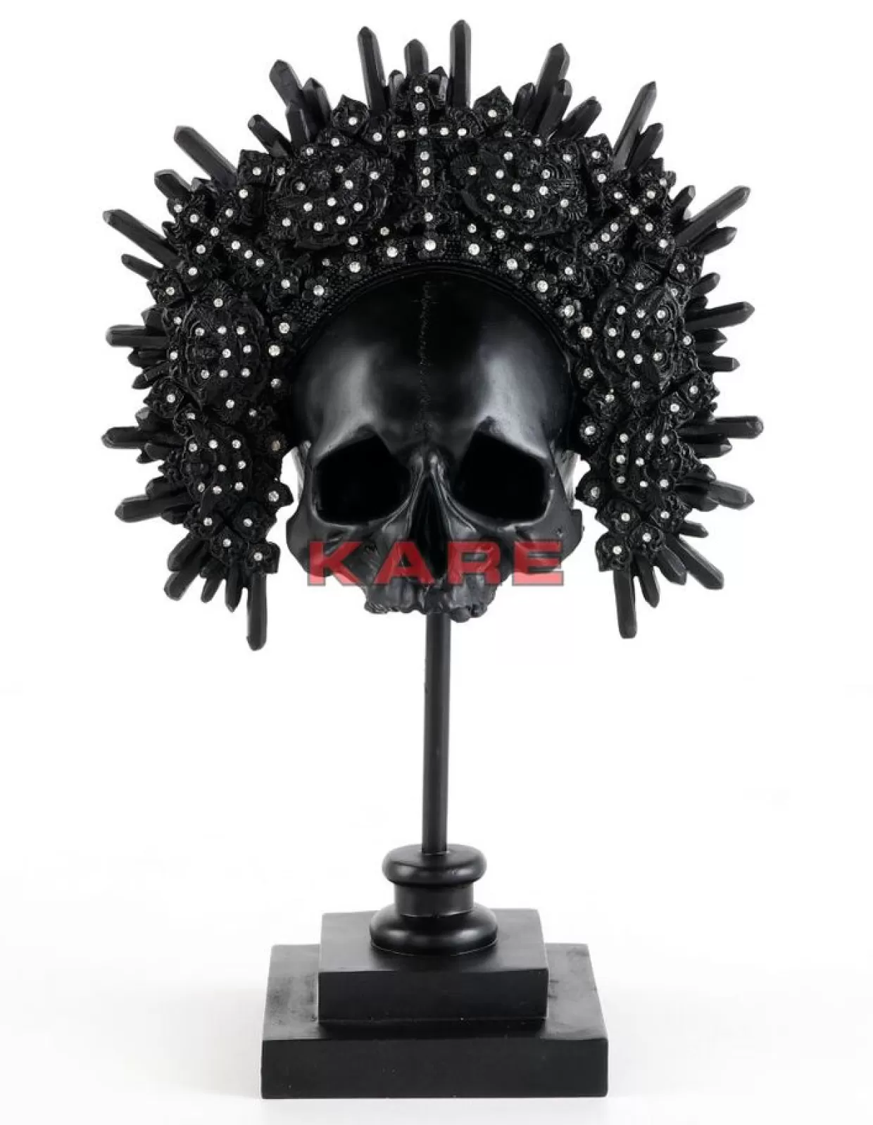 KARE Design Deko & Geschenkartikel | Deko Objekt King Skull Schwarz