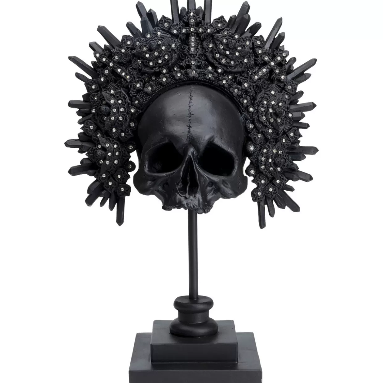 KARE Design Deko & Geschenkartikel | Deko Objekt King Skull Schwarz