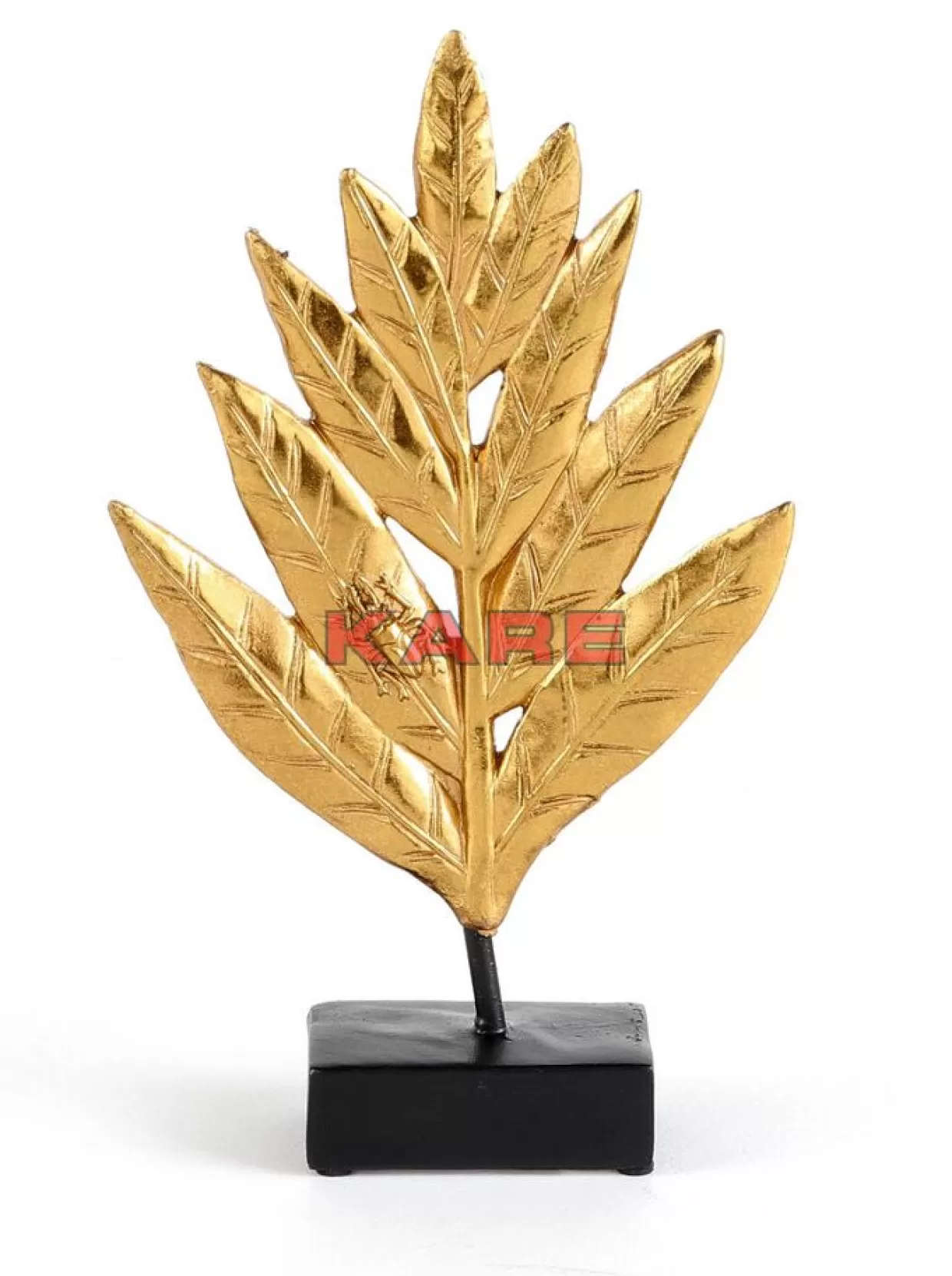 KARE Design Deko & Geschenkartikel | Deko Objekt Leaves Gold 15Cm