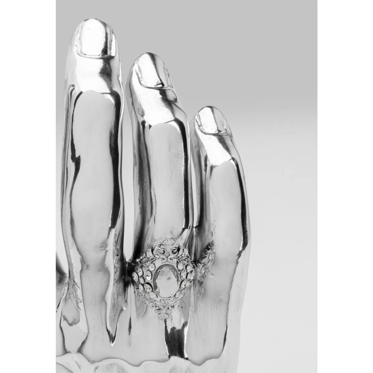KARE Design Deko & Geschenkartikel | Deko Objekt Mano Diamond Ring Silber