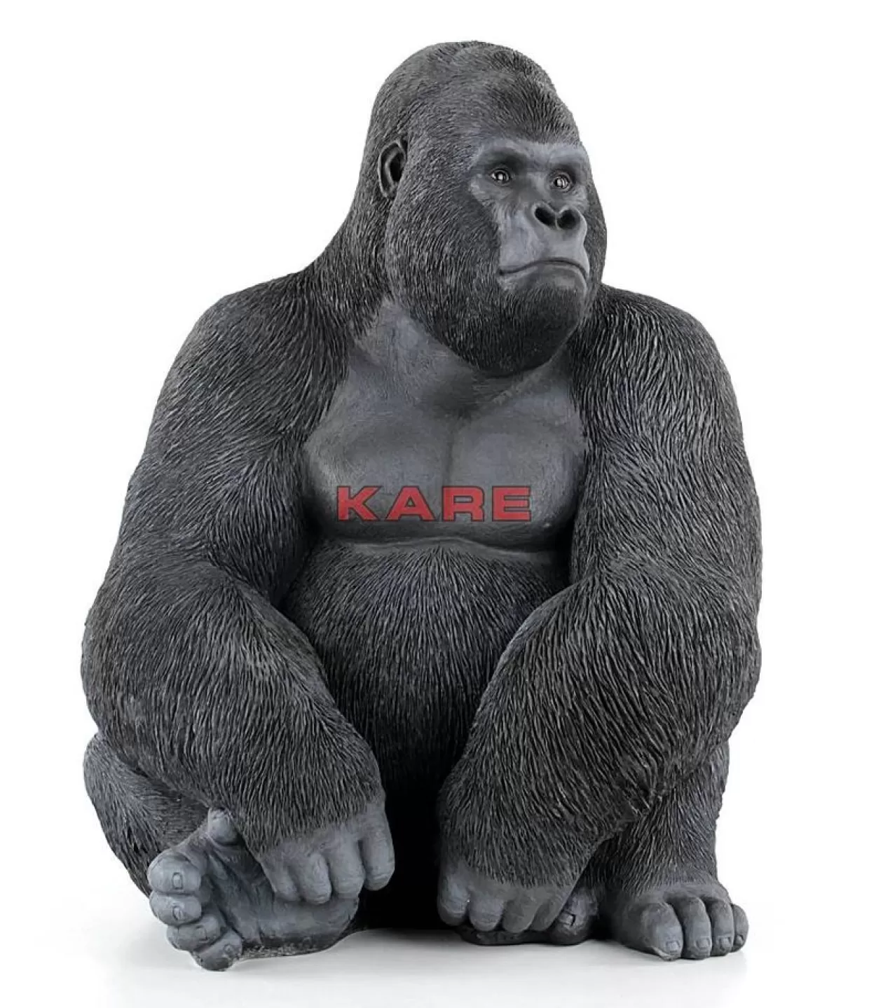 KARE Design Deko & Geschenkartikel | Deko Objekt Monkey Gorilla Side Xl Schwarz