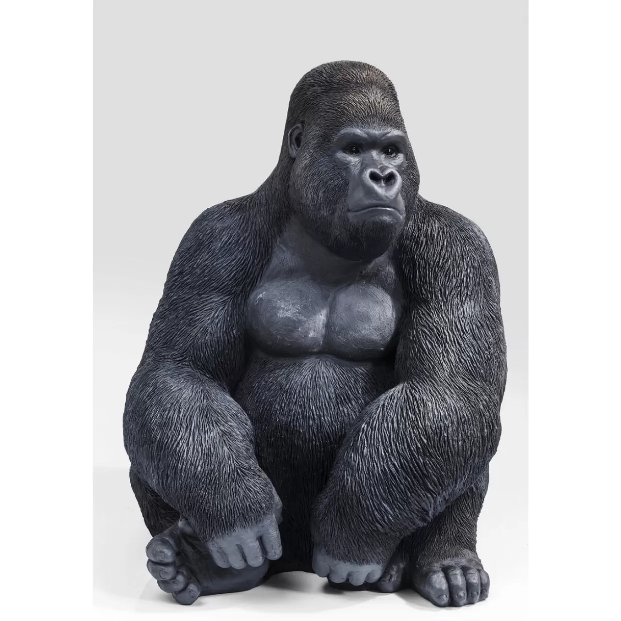KARE Design Deko & Geschenkartikel | Deko Objekt Monkey Gorilla Side Xl Schwarz