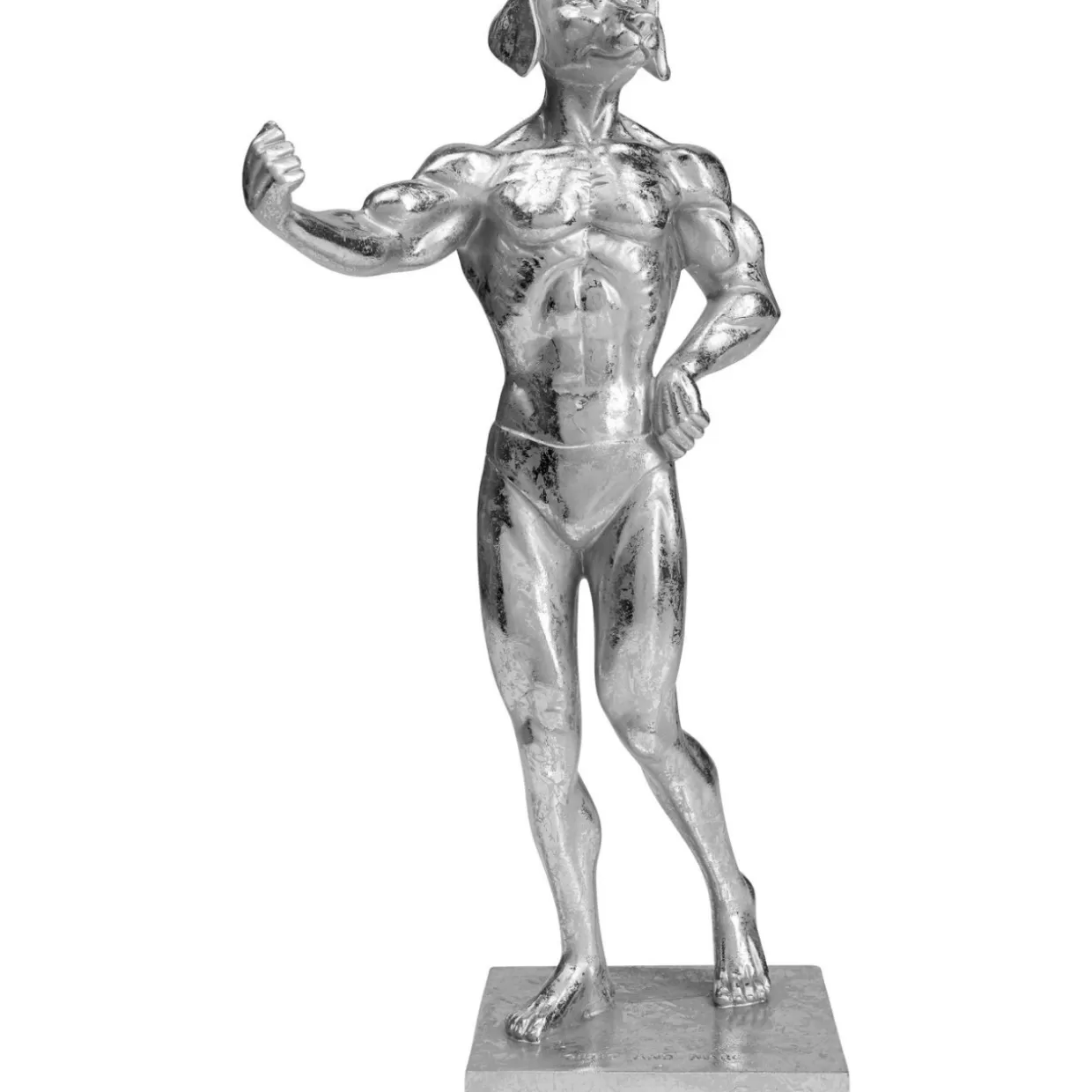 KARE Design Deko & Geschenkartikel | Deko Objekt Muscle Dog Silber