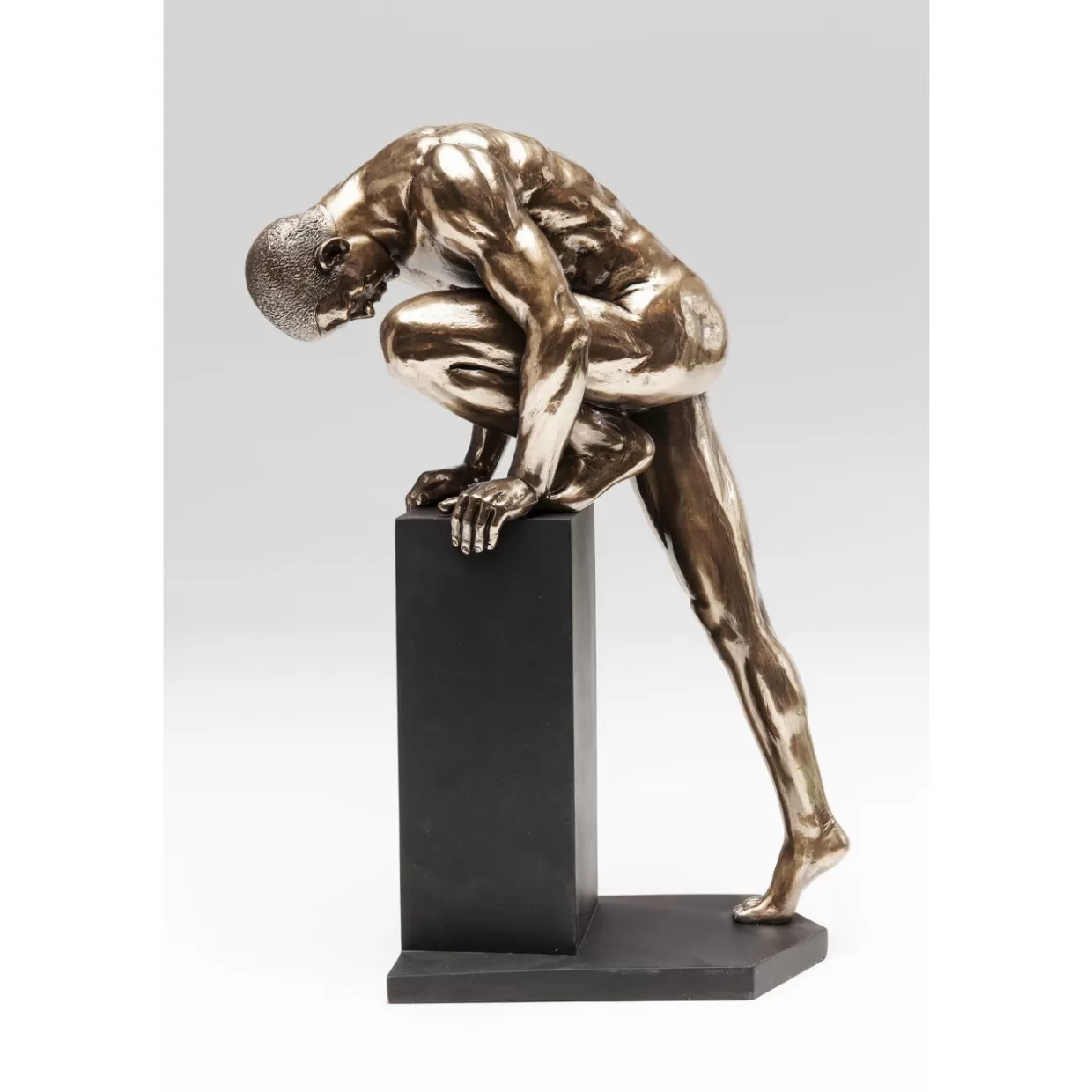 KARE Design Deko & Geschenkartikel | Deko Objekt Nude Man Stand Bronze 35Cm