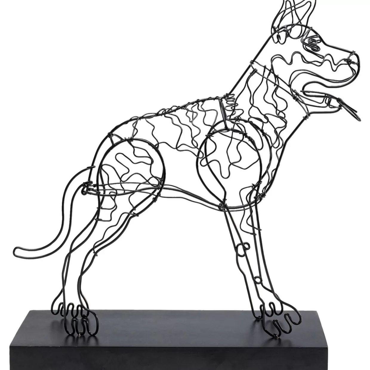 KARE Design Deko & Geschenkartikel | Deko Objekt Wire Attack Dog 36Cm