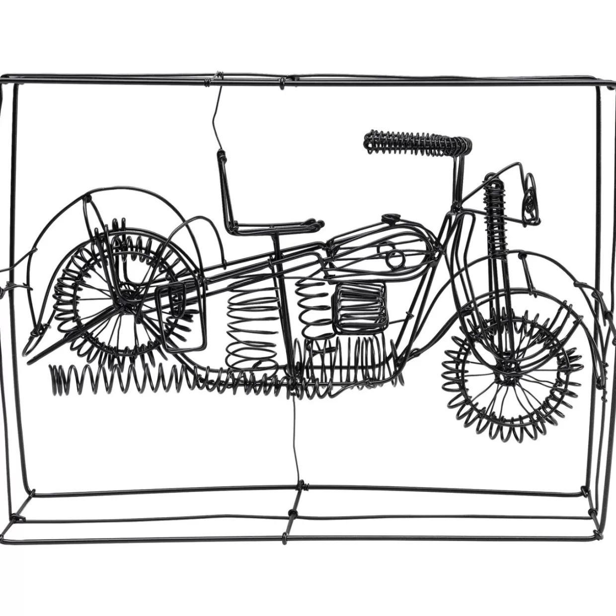 KARE Design Deko & Geschenkartikel | Deko Objekt Wire Harley Bike 32Cm
