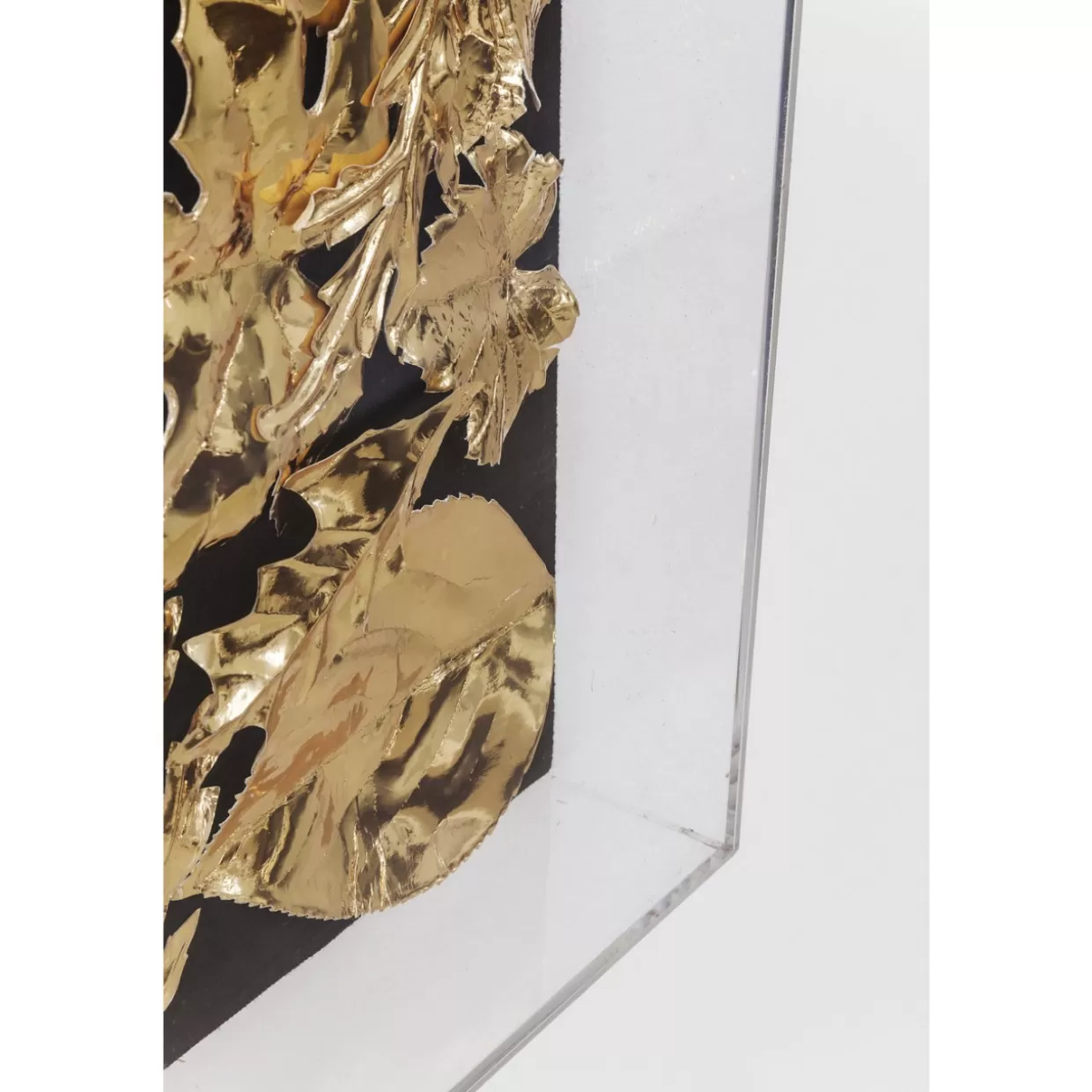 KARE Design Bilder | Deko Rahmen Gold Leaf 120X120Cm