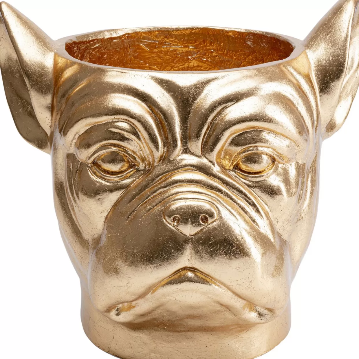 KARE Design Aufbewahrung & Ordnung | Deko Ubertopf Bulldog Gold
