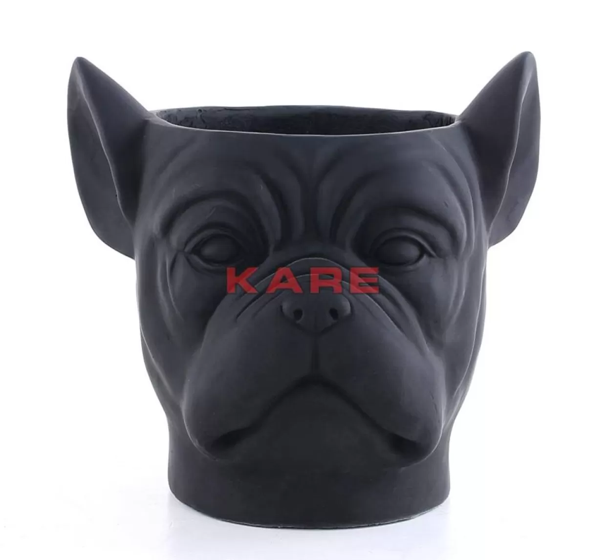 KARE Design Aufbewahrung & Ordnung | Deko Ubertopf Bulldog Schwarz