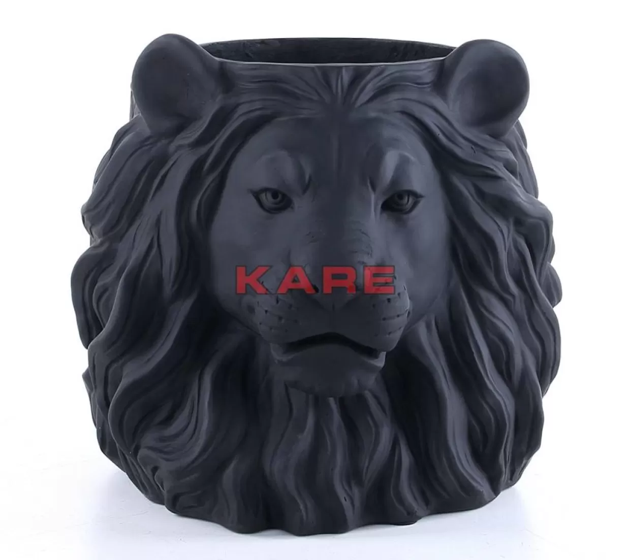 KARE Design Aufbewahrung & Ordnung | Deko Ubertopf Lion Schwarz